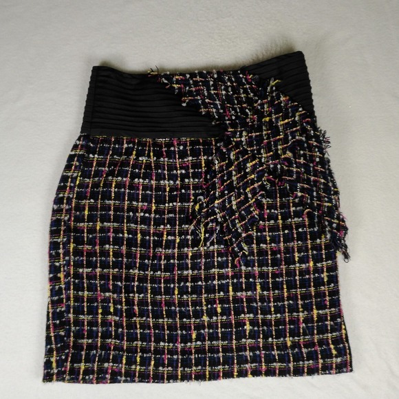 Anthropologie Dresses & Skirts - Anthropologie‎ Taikonhu Academia Tweed Bow Pencil Skirt Multicolor Size 4